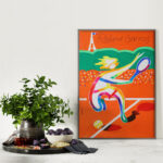 Affiche Roland Garros Tennis 1975 | Projet original Björn Borg – Image 2