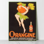 Affiche vintage Algérie Orangine collection Dzeco Art