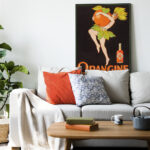 Affiche vintage Algérie Orangine collection Dzeco Art