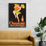 Affiche vintage Algérie Orangine collection Dzeco Art