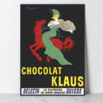 Affiche vintage Algérie Chocolat collection Dzeco Art