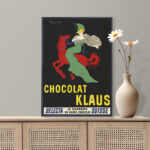 Affiche vintage Algérie Chocolat collection Dzeco Art