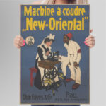 Affiche vintage Machine à coudre New-Oriental – Image 2