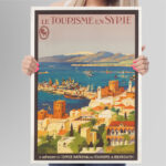 Affiche vintage PLM Le Tourisme en Syrie | Julien Lacaze 1925 – Image 2