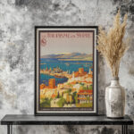 Affiche vintage PLM Le Tourisme en Syrie | Julien Lacaze 1925 – Image 5