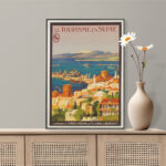 Affiche vintage PLM Le Tourisme en Syrie | Julien Lacaze 1925 – Image 6