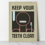 Keep Your Teeth Clean - WPA années 1930