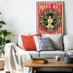 Affiche Make Art Not War | Shepard Fairey Obey Giant – Image 3
