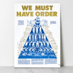 Affiche We Must Have Order | Heidi Brandt – War Resisters League