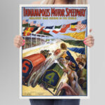 Affiche Indianapolis Motor Speedway 1909 – Image 2