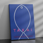 Affiche vintage Takai – Poindexter Gallery 1965 – Image 2