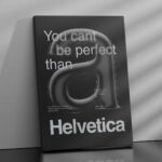 Affiche typographique Helvetica – Création 1957 par Max Miedinger – Image 2