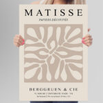 Affiche Henri Matisse - Berggruen & cie 1953 01 – Image 3