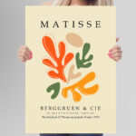 Affiche Henri Matisse - Berggruen & cie 1953 03 – Image 3
