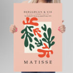 Affiche Henri Matisse - Berggruen & cie 1953 07 – Image 4