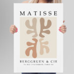 Affiche Henri Matisse - Berggruen & cie 1953 08 – Image 3
