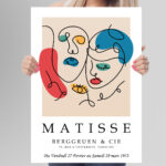 Affiche Henri Matisse - Berggruen & cie 1953 10 – Image 3