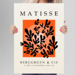 Affiche Henri Matisse - Berggruen & cie 1953 12 – Image 3