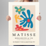 Affiche Henri Matisse - Berggruen & cie 1953 13 – Image 3