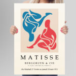 Affiche Henri Matisse - Berggruen & cie 1953 17 – Image 3