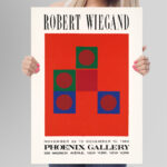 Affiche Vintage Robert Wiegand – Phoenix Gallery 1966 – Image 3