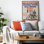 Affiche Peugeot Bol d’Or 1934 – Victoire de Narcy sur 515 – Image 2