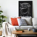 Affiche typographique Helvetica – Création 1957 par Max Miedinger – Image 3