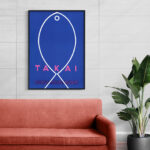 Affiche vintage Takai – Poindexter Gallery 1965 – Image 5