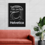 Affiche typographique Helvetica – Création 1957 par Max Miedinger – Image 4