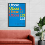 Affiche vintage Utopia Ltd (1969) – Dietmar R. Winkler – Image 4