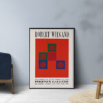 Affiche Vintage Robert Wiegand – Phoenix Gallery 1966 – Image 6