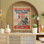 Affiche Peugeot Bol d’Or 1934 – Victoire de Narcy sur 515 – Image 4