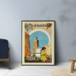 Affiche vintage Algérie Tlemcen collection Dzeco Art