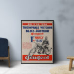 Affiche Peugeot Bol d’Or 1934 – Victoire de Narcy sur 515 – Image 5