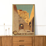 Affiche vintage Algérie Oran collection Dzeco Art