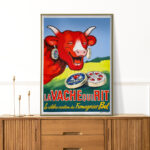 Affiche vintage La Vache qui Rit – Fromageries Bel – Image 7