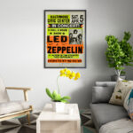 Affiche Led Zeppelin Baltimore Civic Center – Concert 1970 – Image 9