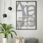 Affiche typographique Arial – Création 1982 – Image 7