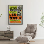Affiche Led Zeppelin Baltimore Civic Center – Concert 1970 – Image 10