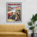 Affiche Indianapolis Motor Speedway 1909 – Image 3