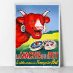 Affiche vintage La Vache qui Rit – Fromageries Bel