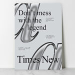 Affiche Times New Roman