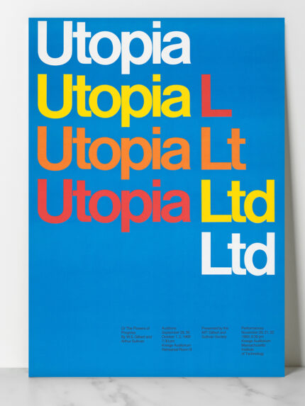 Affiche Utopia Typo Algérie