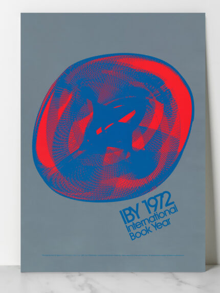 Affiche vintage IBY 1972 – International Book Year