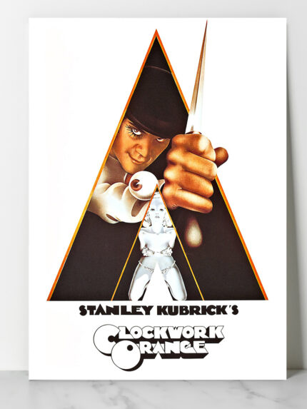 Affiche Orange Mécanique - Stanley kubrick's