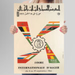Affiche Algérie Vintage Foire internationale d'Alger Dzeco Art