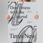Affiche typographique Times New Roman – Image 9
