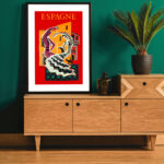 Affiche vintage Espagne – Bernard Villemot (1953) – Image 2