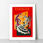 Affiche vintage Espagne – Bernard Villemot (1953)