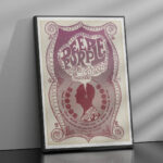 Affiche Vintage Deep Purple Sacramento 1968 – Image 2